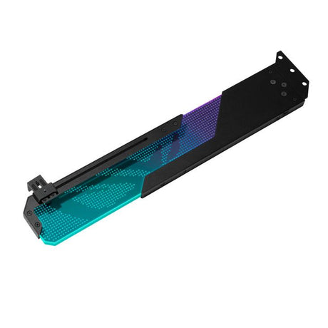 ASUS Graphics Card Holder Supports All ATX Size Chassis | Eliminate Sag | Tough Aluminium Alloy | Swappable Acrylic Plate | Aura Sync (ROG-WINGWALL-HOLDER)