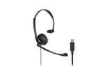 KENSINGTON Classic USB-A Mono Headset with Mic and Volume Control (K80100AP)