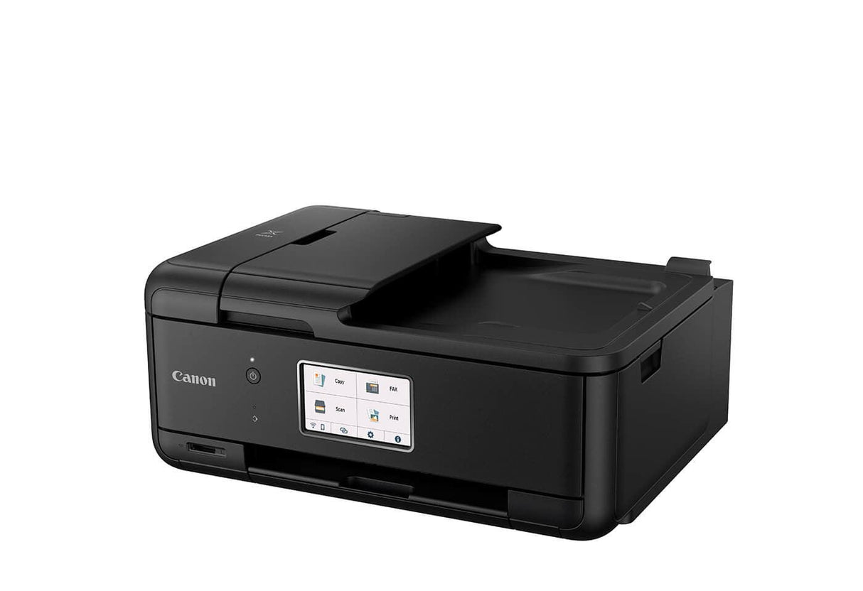 CANON All-In-One | A4 | 4800 x 1200 dpi | 4.3" | 10.8 cm LCD (Touch Screen | Colour) | USB | Wireless | ethernet | QR code | SD card slot | 7.9 kg (TR8660A)