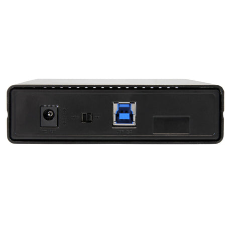 STARTECH 3.5in Black Aluminum USB 3.0 External SATA III SSD | HDD Enclosure with UASP for SATA 6Gbps - 3.5" SATA Hard Drive Enclosure (S3510BMU33)