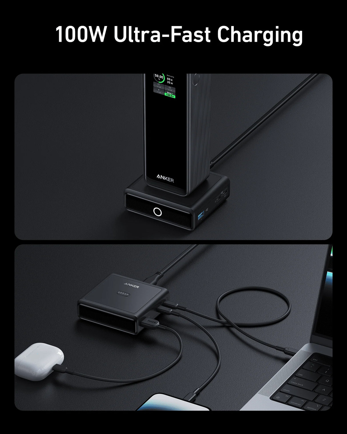 ANKER A1902T11 – 100W / USB-C / PD – Wall Charger