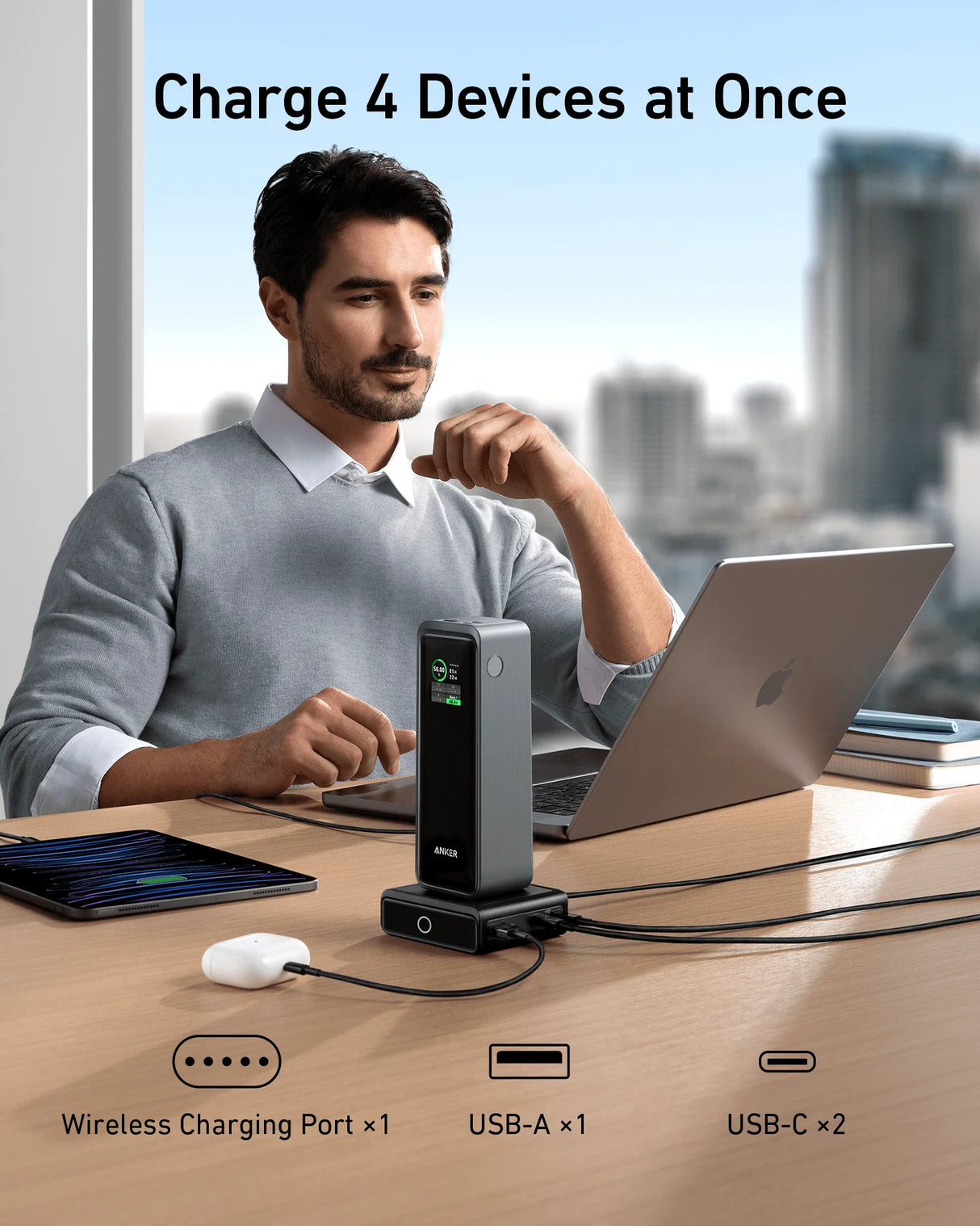 ANKER A1902T11 – 100W / USB-C / PD – Wall Charger
