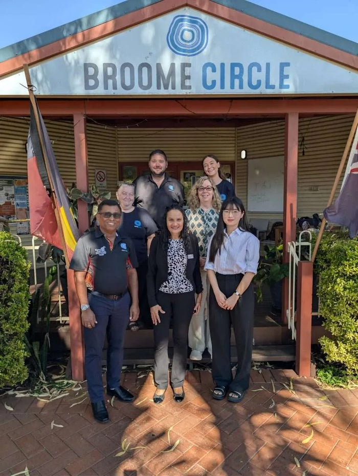 Broome CIRCLE team photo outside community centre