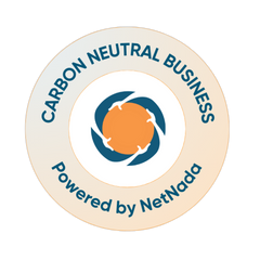 Carbon Neutral certification logo — representing TechForGood’s NetNada verification for ASRS and NGERS-aligned carbon neutrality and climate accountability.