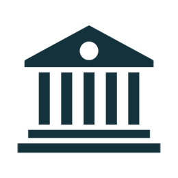 Building icon with columns