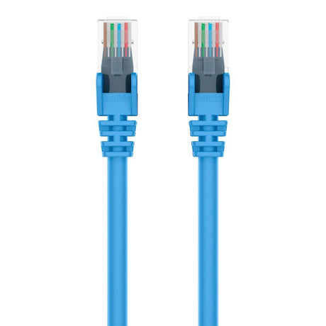 Belkin 1M CAT6 CBL UTP RJ45 M/M BLU PATCH SNAG networking cable Blue U/UTP (UTP)