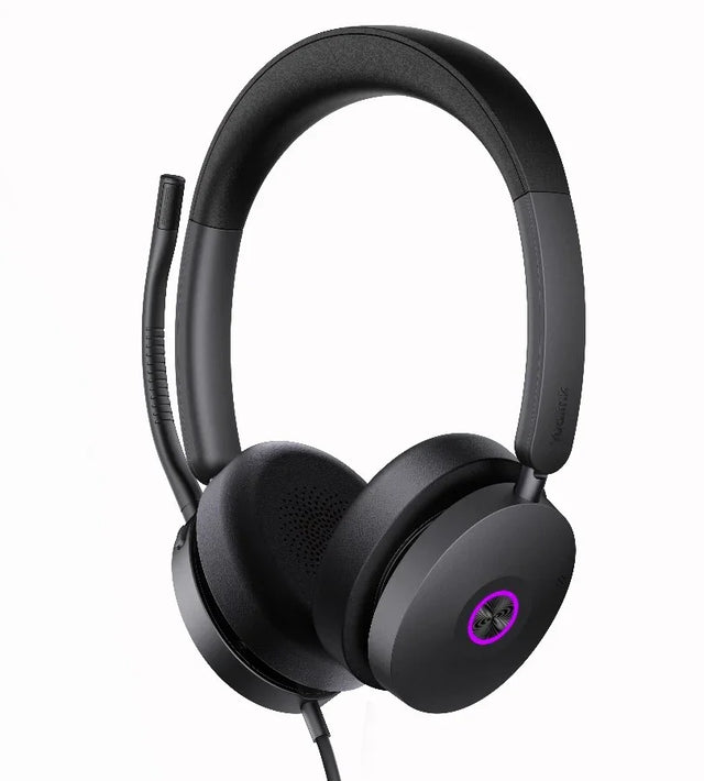 YEALINK UH48 – Wired (USB-C/A) / Stereo / Office UC – Over-Ear Headset with ANC