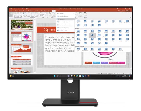 LENOVO ThinkVision T27i-40 27" FHD Monitor