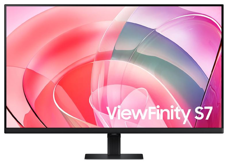 SAMSUNG 27" S70D 4K UHD 60Hz HDR10 VA panels Monitor 3840x2160 16:9 5ms DisplayPort HDMI Tilt Eye Saver Mode WIN11 Black 3YR WTY