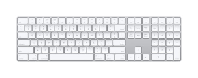 Apple Magic Keyboard with Numeric Keypad - Silver (US English)