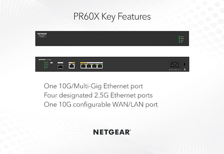 NETGEAR PR60X Dual WAN Pro Router - Business Router