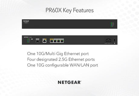NETGEAR PR60X Dual WAN Pro Router - Business Router