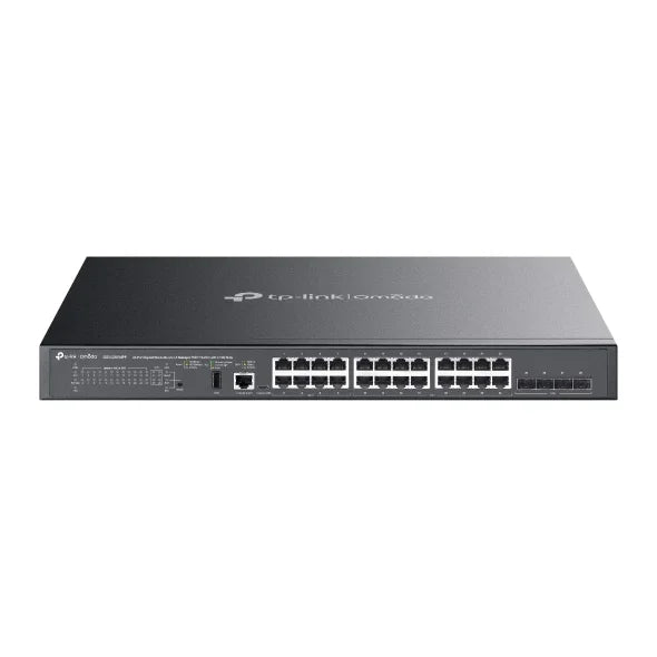 TP-LINK Omada 24-Port Gigabit Stackable Lite L3 Managed PoE++ Switch with 4× 10G Slots