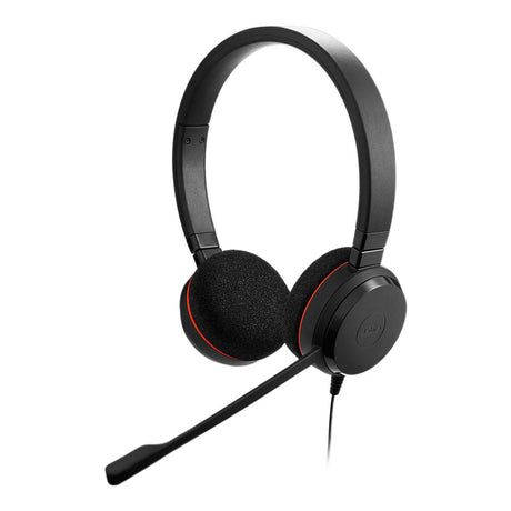 JABRA Evolve 20 SE, USB C/A, MS Stereo Headset, Plug-and-play, Noise-cancelling