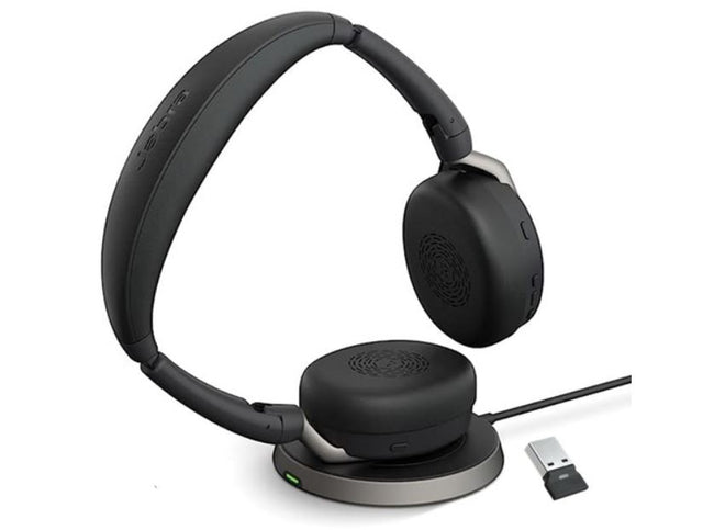 JABRA EVOLVE2 65 FLEX – Wireless / Stereo / UC – On-Ear Headset with ANC