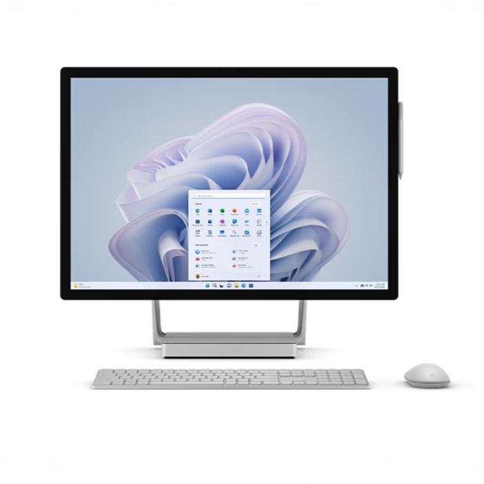 Microsoft Surface Studio desktop with adjustable display