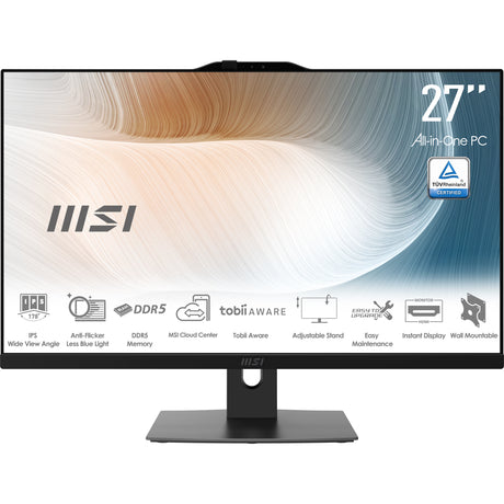 MSI MODERN AM272P 1M-1218AU Desktop – Intel Core 5 120U / 16GB DDR5 / 1TB SSD / Intel Graphics – Sustainable Business Desktop
