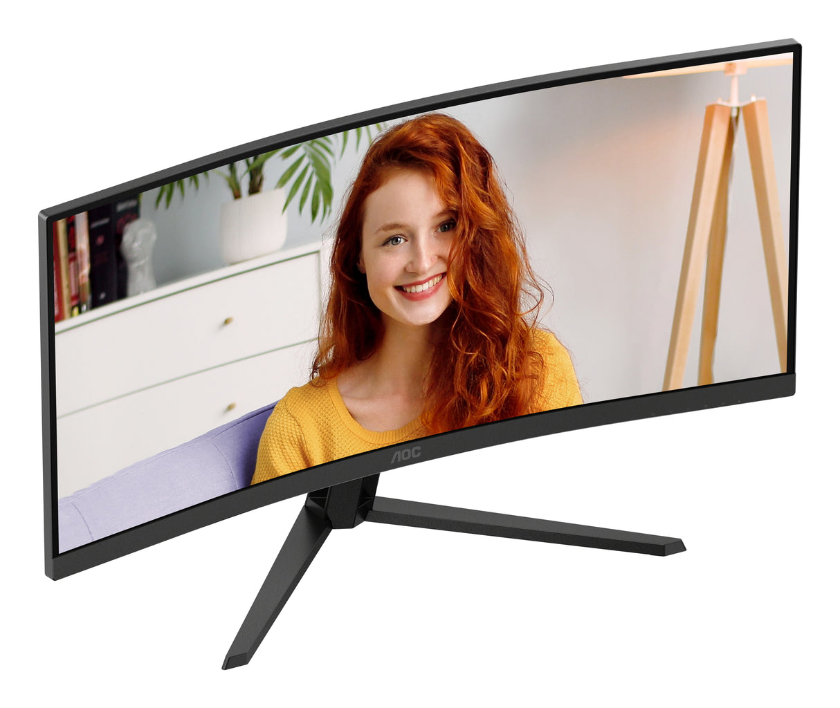 AOC CU34B3E Monitor – 34" / WQHD / VA / 120Hz – Business Monitor