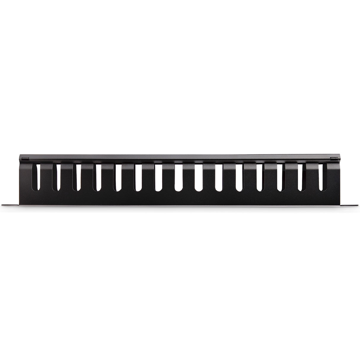 STARTECH Horizontal 1U Server Rack Cable Management Finger Duct w| Cover - 19" Network Rack Wire Duct Raceway Panel - Slotted Wire Duct (CMDUCT1UX) (CMDUCT1UX)