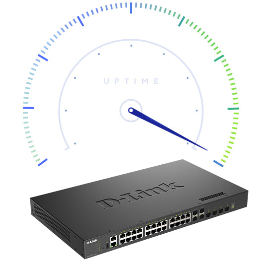 D-LINK Layer 3 Stackable 10 Gigabit Managed Network Switch