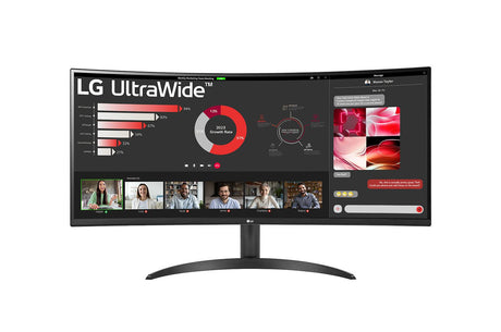 LG computer monitor (34") UltraWide Quad HD LCD Black LG