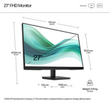 HP 27" Monitor – 27" / Full HD / IPS / 100Hz – Business Monitor