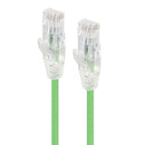 ALOGIC 0.3m Green Series Alpha Ultra Slim Cat6 Network Cable | UTP | 28AWG (C6S-0.30GRN)