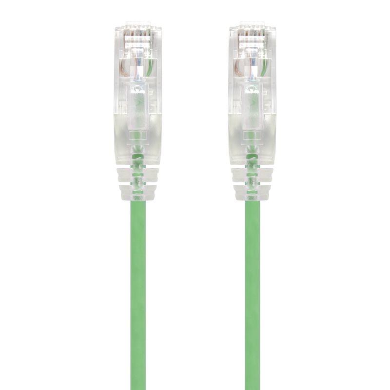 ALOGIC 0.3m Green Series Alpha Ultra Slim Cat6 Network Cable | UTP | 28AWG (C6S-0.30GRN)