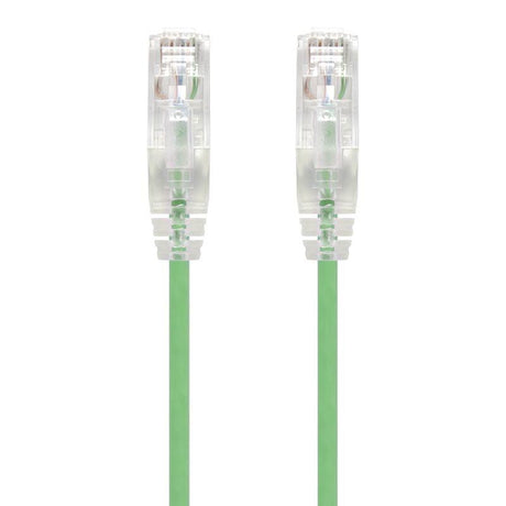 ALOGIC 0.3m Green Series Alpha Ultra Slim Cat6 Network Cable | UTP | 28AWG (C6S-0.30GRN)