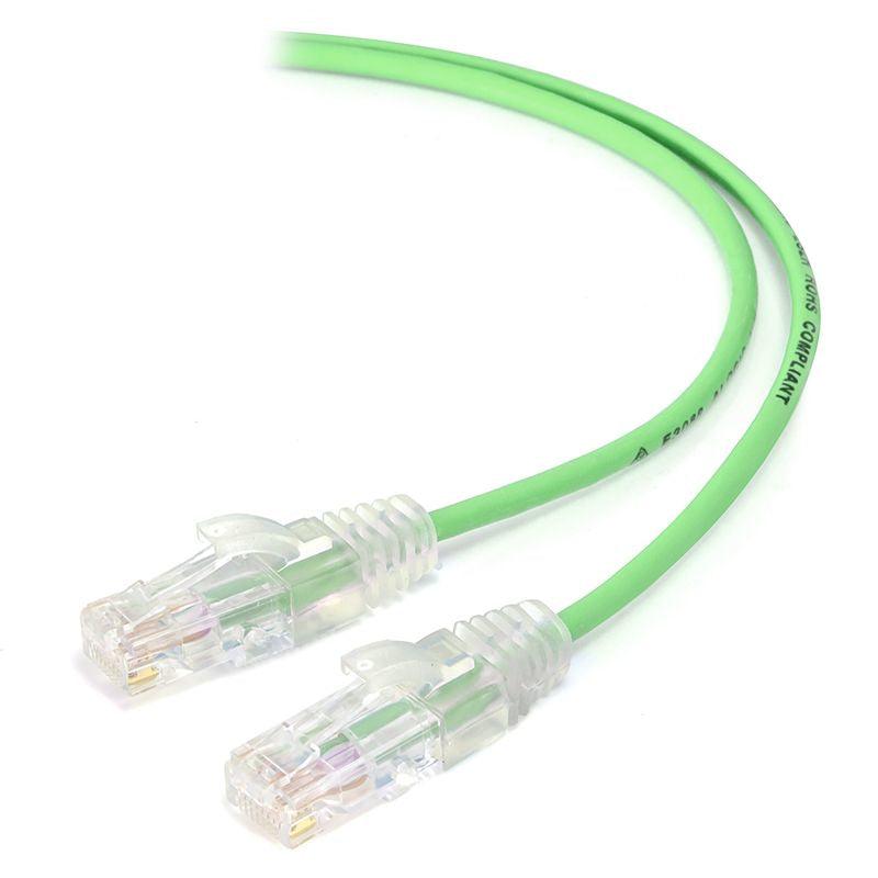 ALOGIC 0.3m Green Series Alpha Ultra Slim Cat6 Network Cable | UTP | 28AWG (C6S-0.30GRN)