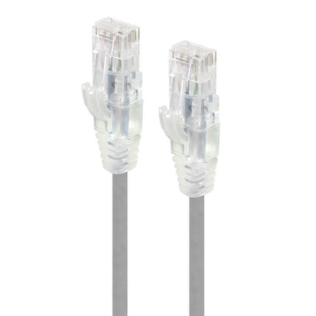 ALOGIC 0.3m Grey Series Alpha Ultra Slim Cat6 Network Cable | UTP | 28AWG (C6S-0.30GRY)