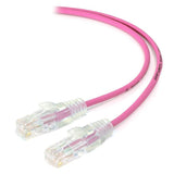 ALOGIC 0.3m Pink Series Alpha Ultra Slim Cat6 Network Cable | UTP | 28AWG (C6S-0.30PNK)