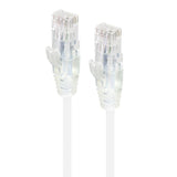 ALOGIC 0.3m White Series Alpha Ultra Slim Cat6 Network Cable | UTP | 28AWG (C6S-0.30WHT)