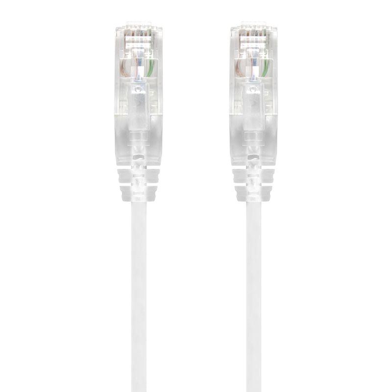 ALOGIC 0.3m White Series Alpha Ultra Slim Cat6 Network Cable | UTP | 28AWG (C6S-0.30WHT)