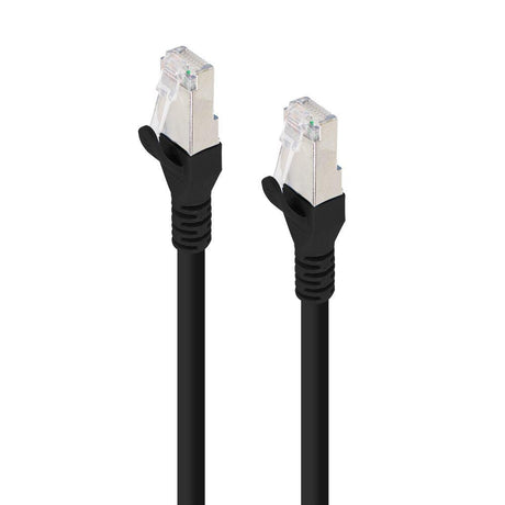 ALOGIC 0.5m Black Shielded CAT6A LSZH Network Cable (C6A-0.5-BLACK-SH)