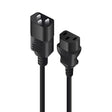 ALOGIC 0.5m IEC C13 to IEC C14 Computer Power Extension Cord - Male to Female (MF-C13C14-0.5)