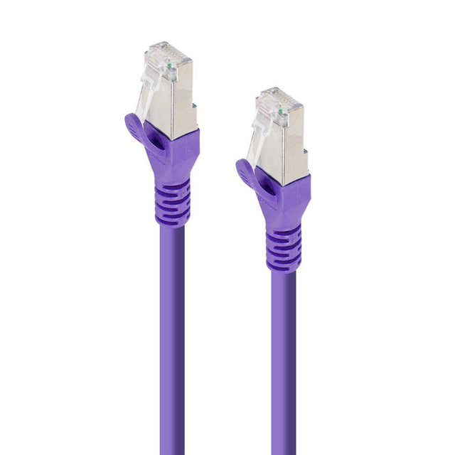 ALOGIC 0.5m Purple Shielded CAT6A LSZH Network Cable (C6A-0.5-PURPLE-SH)