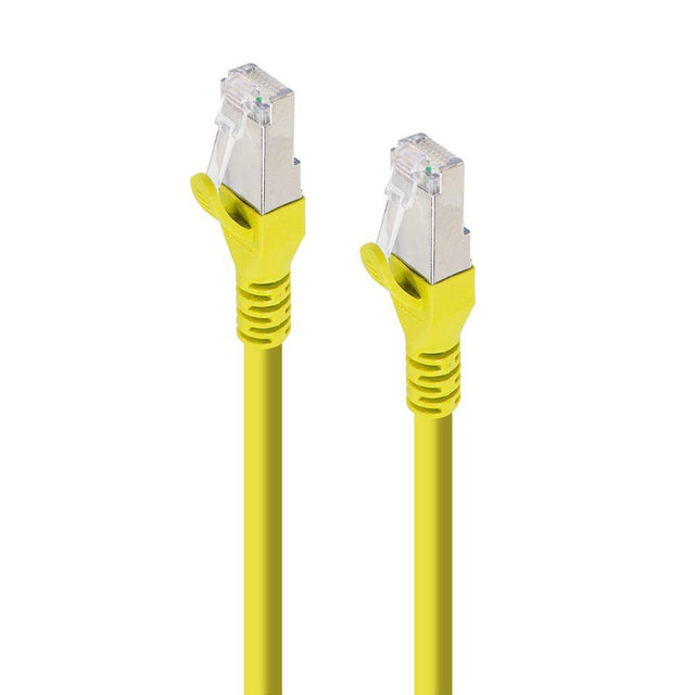 ALOGIC 0.5m Yellow Shielded CAT6A LSZH Network Cable (C6A-0.5-YELLOW-SH)