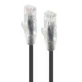 ALOGIC 1m Black Series Alpha Ultra Slim Cat6 Network Cable | UTP | 28AWG (C6S-01BLK)
