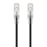 ALOGIC 1m Black Series Alpha Ultra Slim Cat6 Network Cable | UTP | 28AWG (C6S-01BLK)