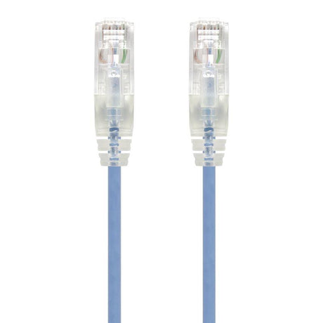 ALOGIC 1m Blue Series Alpha Ultra Slim Cat6 Network Cable | UTP | 28AWG | Retail (C6S-01BLUR)