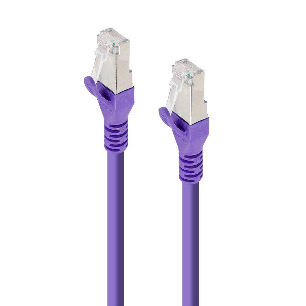 ALOGIC 2m Purple Shielded CAT6A LSZH Network Cable (C6A-02-PURPLE-SH)