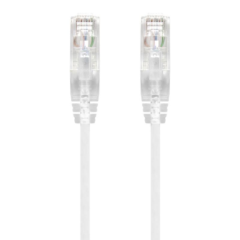 ALOGIC 2m White Series Alpha Ultra Slim Cat6 Network Cable | UTP | 28AWG (C6S-02WHT)