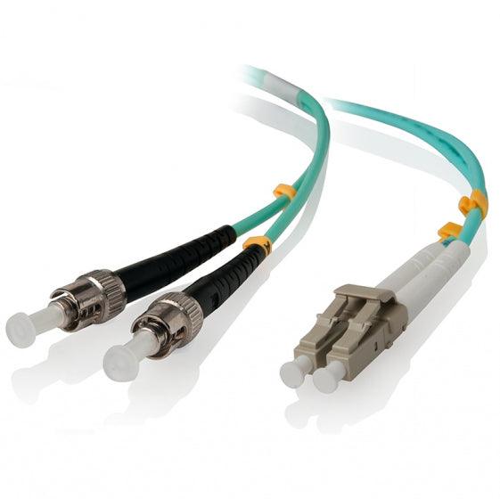 ALOGIC ALOGIC 2m LC-ST 10GbE Multi Mode Duplex LSZH Fibre Cable 50|125 OM3 (LCST-02-OM3)