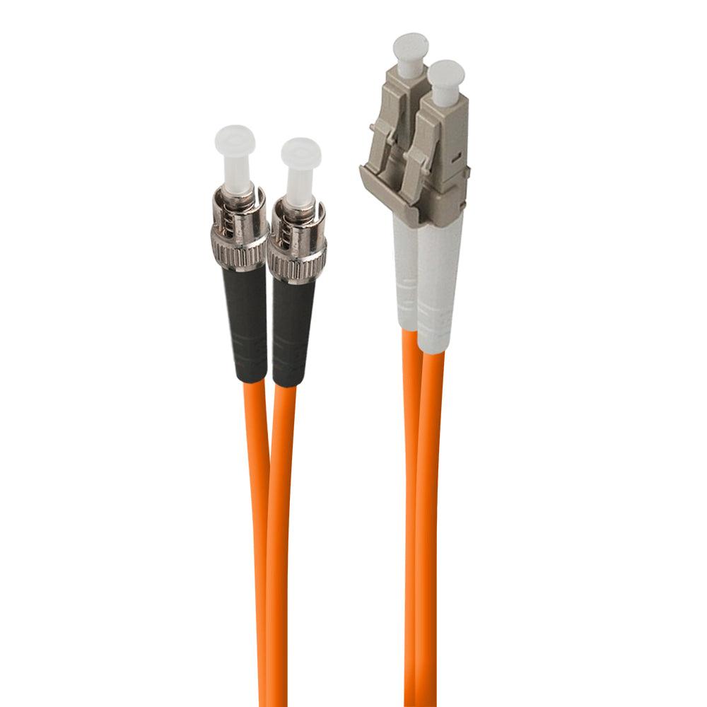 ALOGIC ALOGIC 2m LC-ST Multi Mode Duplex LSZH Fibre Cable 62.5|125 OM1 (LCST-02-OM1)