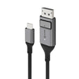 ALOGIC ALOGIC 2m Ultra USB-C (Male) to DP (Male) Cable - 4K @60Hz with LED (White) - Box Packaging (ULCDP02-SGR)
