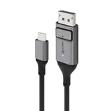 ALOGIC ALOGIC 2m Ultra USB-C (Male) to DP (Male) Cable - 4K @60Hz with LED (White) - Box Packaging (ULCDP02-SGR)