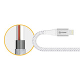 ALOGIC ALOGIC Super Ultra USB-C to Lightning Cable - 1.5m - Silver (ULC8P1.5-SLV)