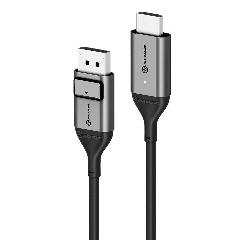 ALOGIC DisplayPort - HDMI | M|M | 3840 x 2160px | 60 Hz |DP 1.4 | 2 m (ULDPHD02-SGR)