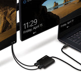 ALOGIC USB-C to Dual DisplayPort Adapter - 4K - 30 Hz (UC2DP-ADP)
